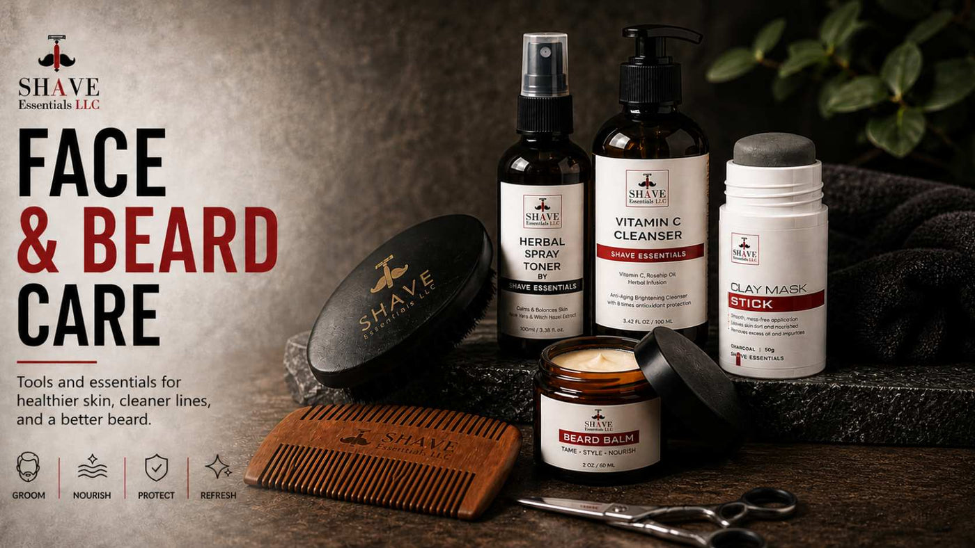 Face and Beard Care section | Shave Essentials