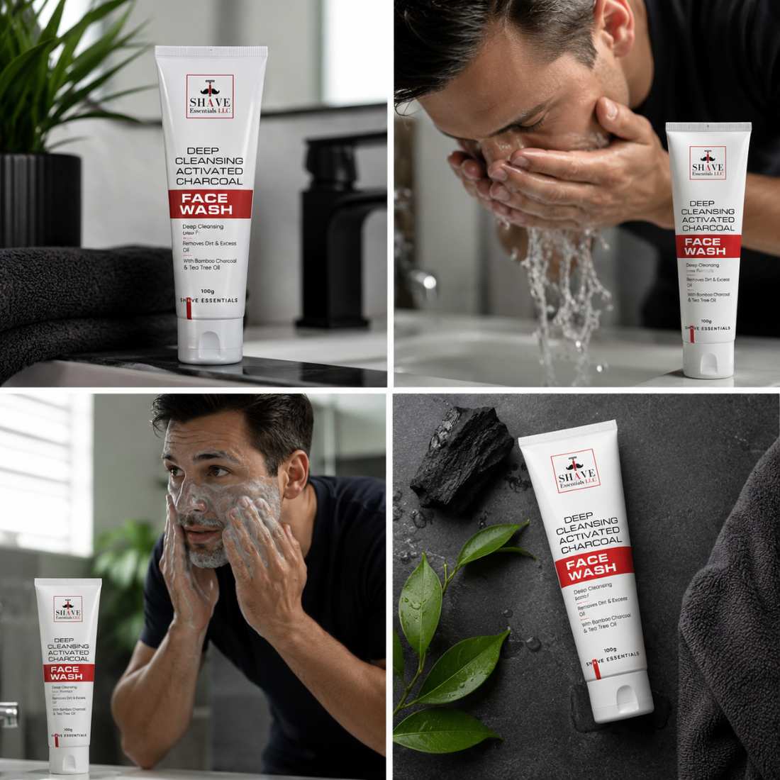 Activated Charcoal Face Wash | Shave Essentials
