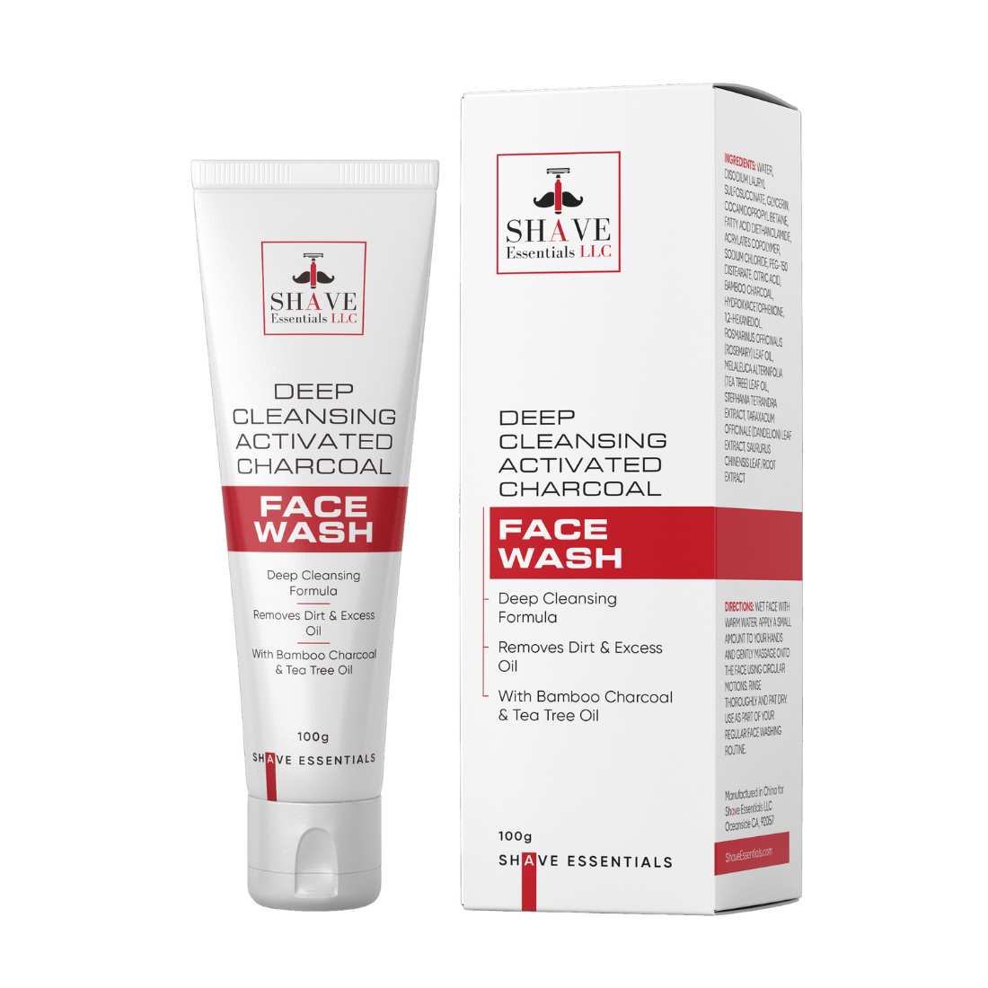 Activated Charcoal Face Wash | Shave Essentials