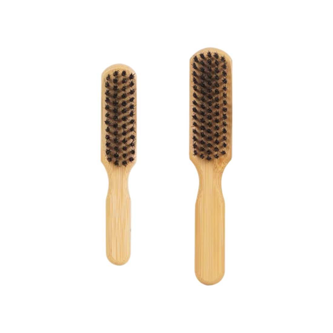 Bamboo Beard Brush Duo - Shave Essentials