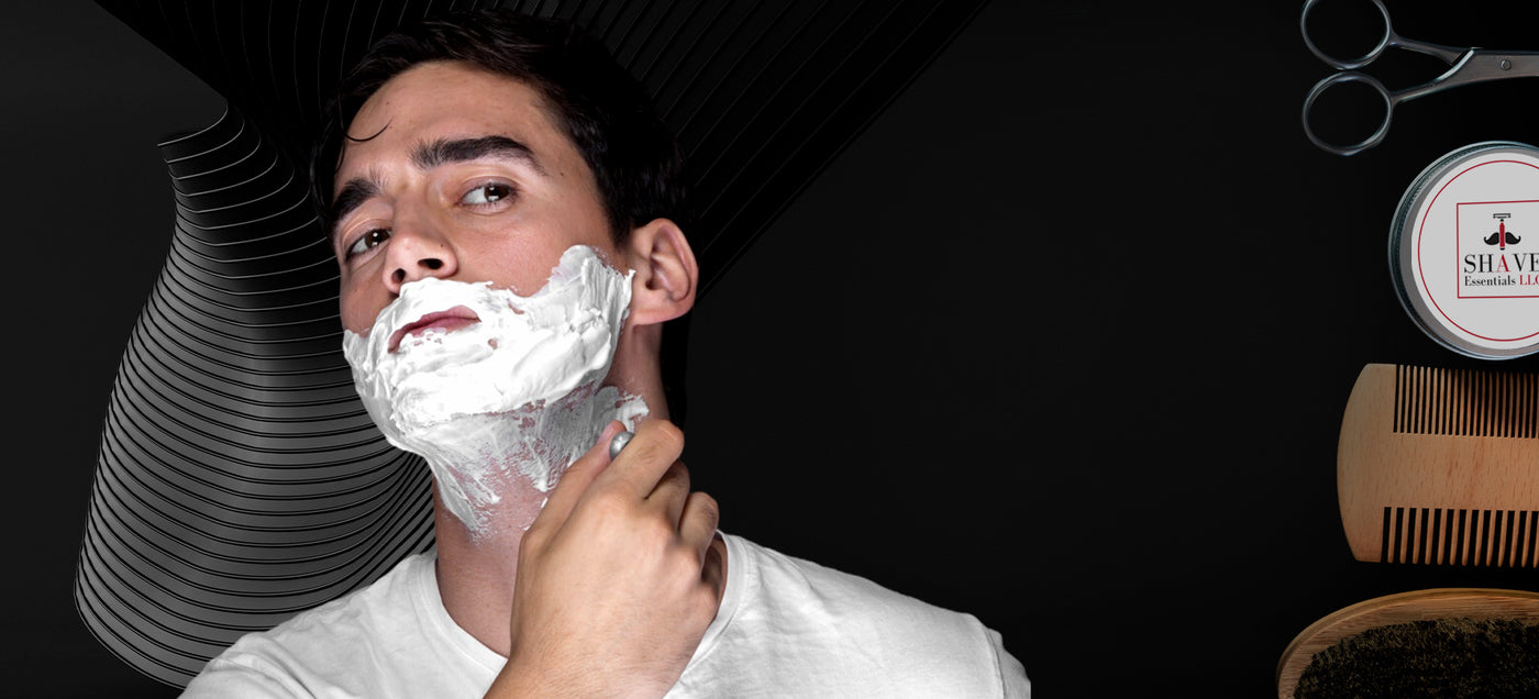 Man Shaving - Shave Essentials