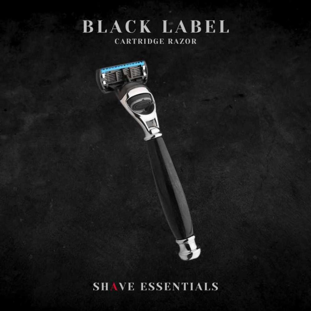 Black Label Cartridge Razor - Shave Essentials