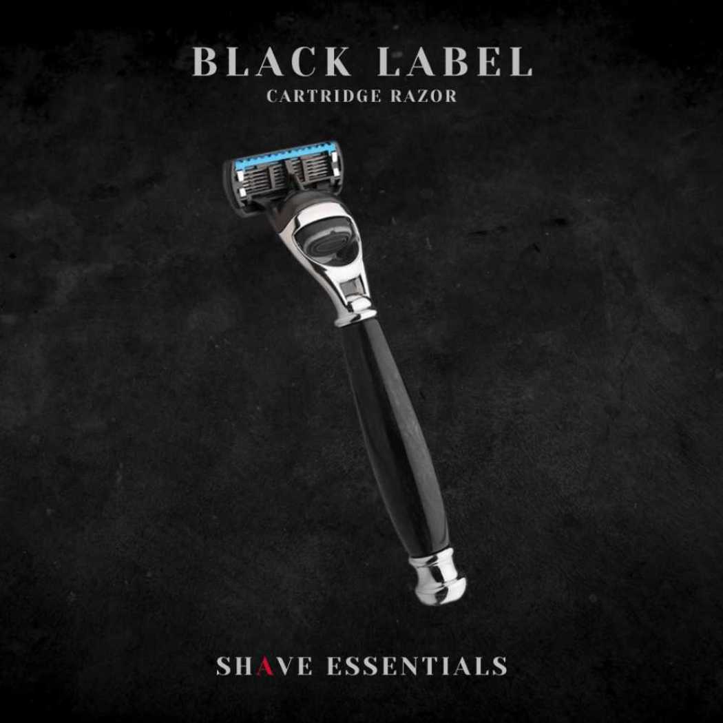 Black Label Cartridge Razor - Shave Essentials