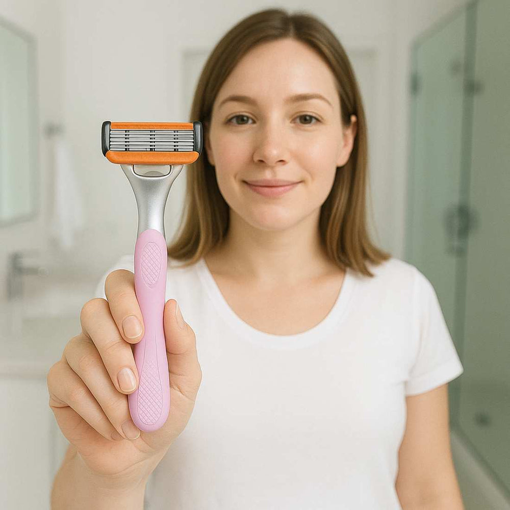 Cartridge Razor Handle (fits 5-Blade and 3-Blade) - Shave Essentials