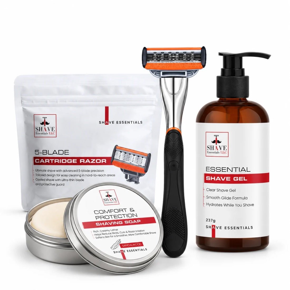 Cartridge Razor Kit - Shave Essentials