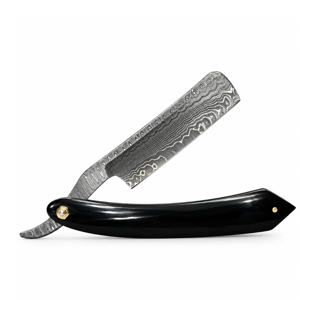 Damascus Steel Straight Razor - Shave Essentials