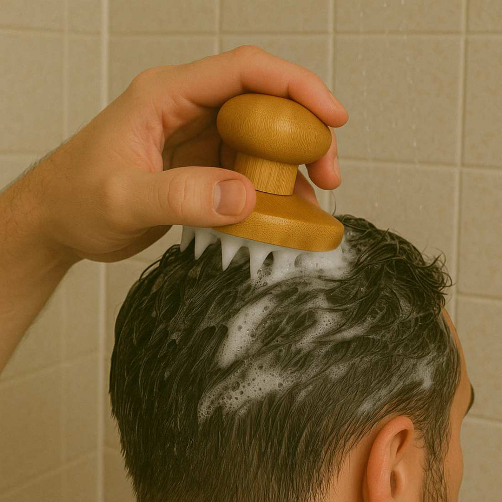 Hair and Scalp Massaging Brush - Shave Essentials