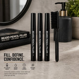 Beard Filler Kit | 3 Beard Filler Pencils & Beard Filler Brush