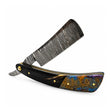 Damascus Steel Straight Razor - Shave Essentials