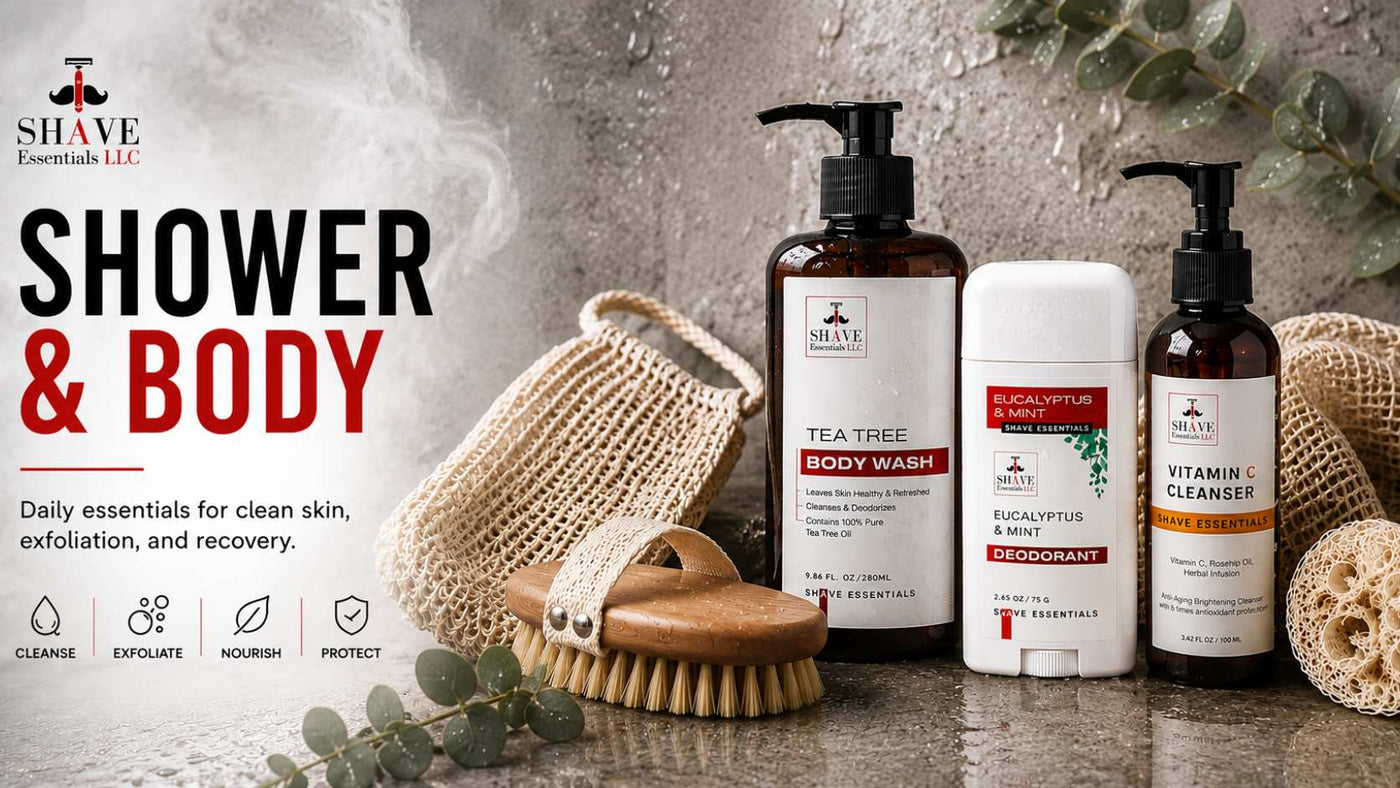 Shower and body section | Shave Essentials