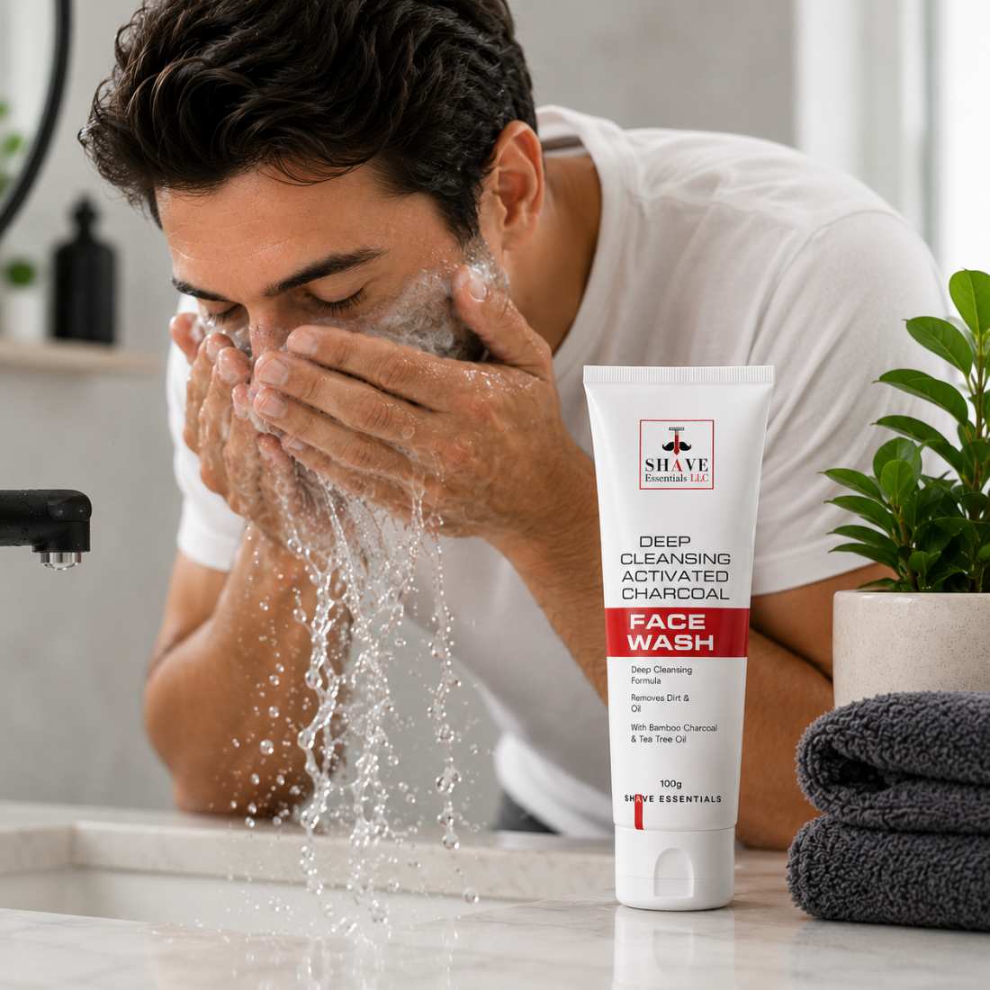 Activated Charcoal Face Wash | Shave Essentials