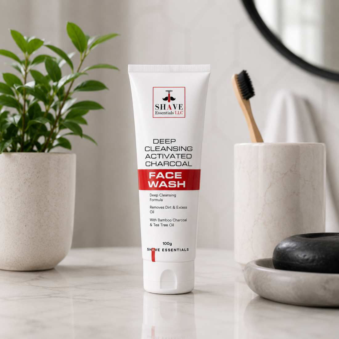 Activated Charcoal Face Wash | Shave Essentials