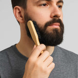 Bamboo Beard Brush Duo - Shave Essentials