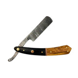 Damascus Steel Straight Razor - Shave Essentials
