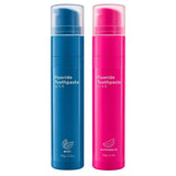 Blue mint and pink watermelon Fluoride Toothpaste pump dispensers