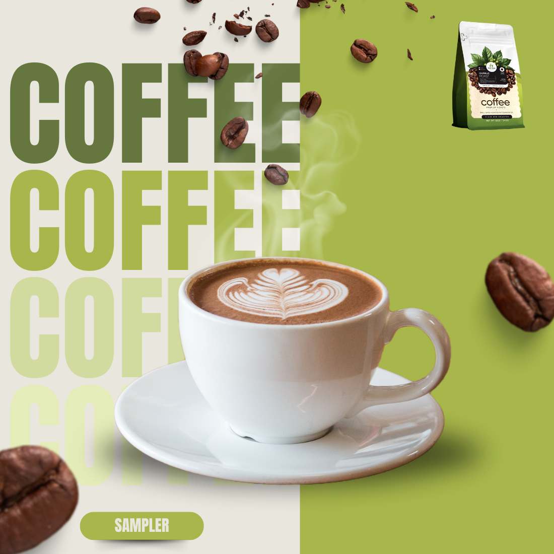 Green To Mean Coffee Sampler