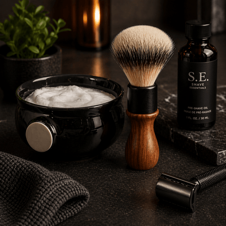 Rosewood Shaving Brush - Shave Essentials