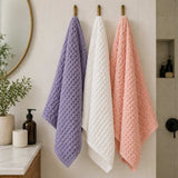 Waffle Weave Bath Towel - Shave Essentials