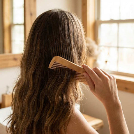 Wood Hair Comb - Shave Essentials