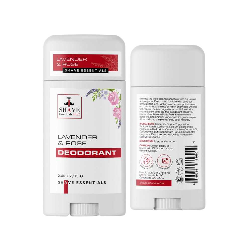 Natural Deodorant / Antiperspirant - Shave Essentials
