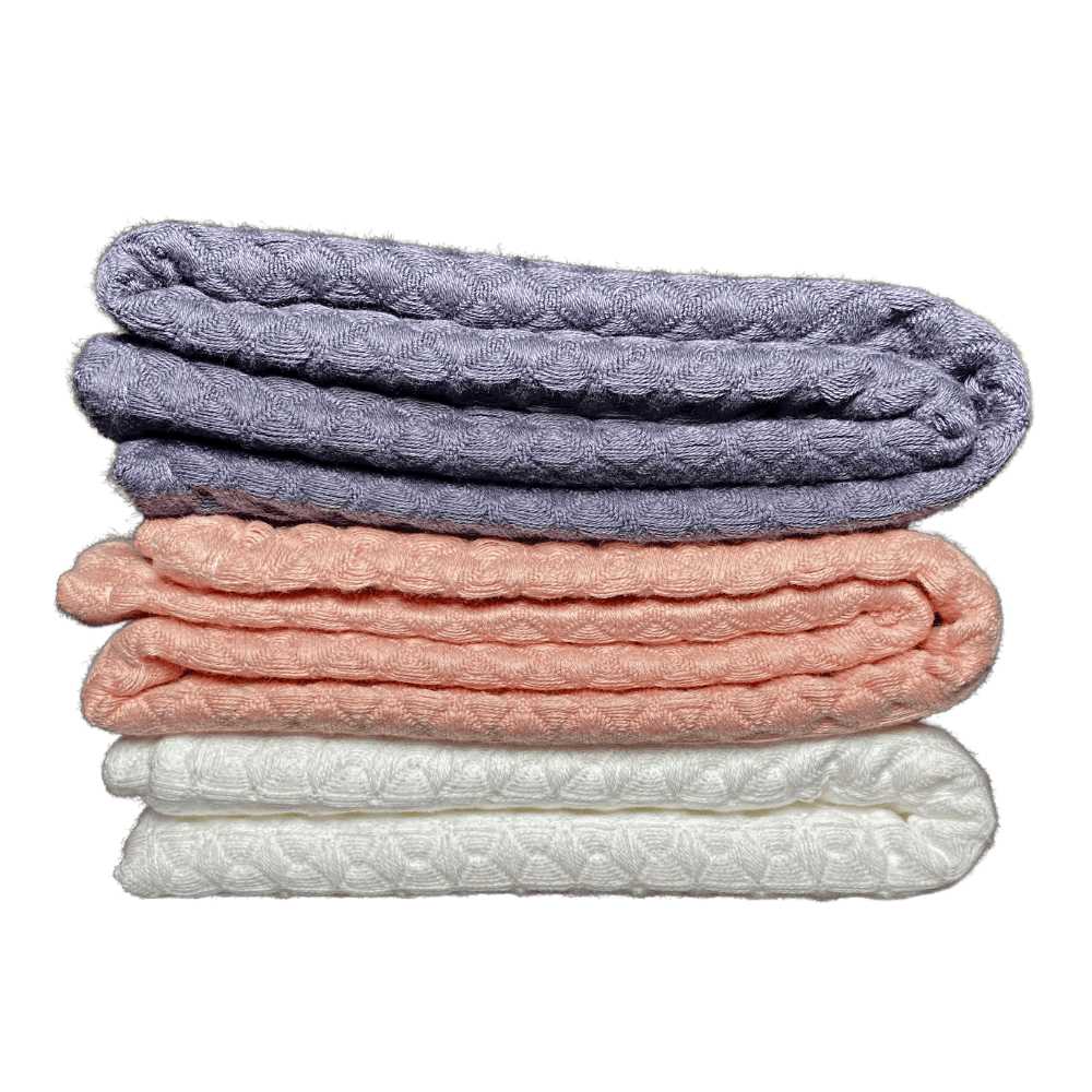 Waffle Weave Bath Towel - Shave Essentials